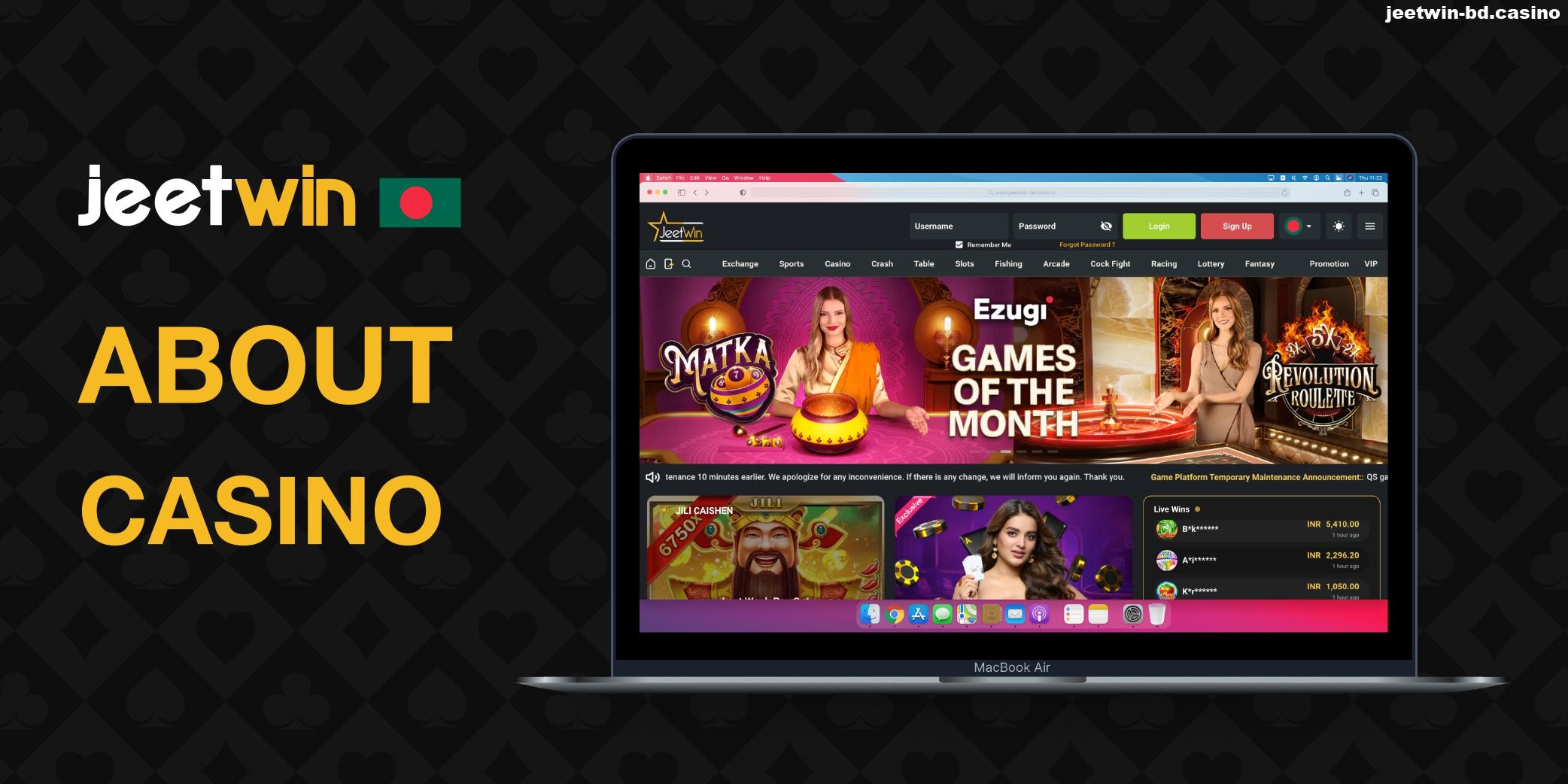 About Jeetwin BD Online Casino