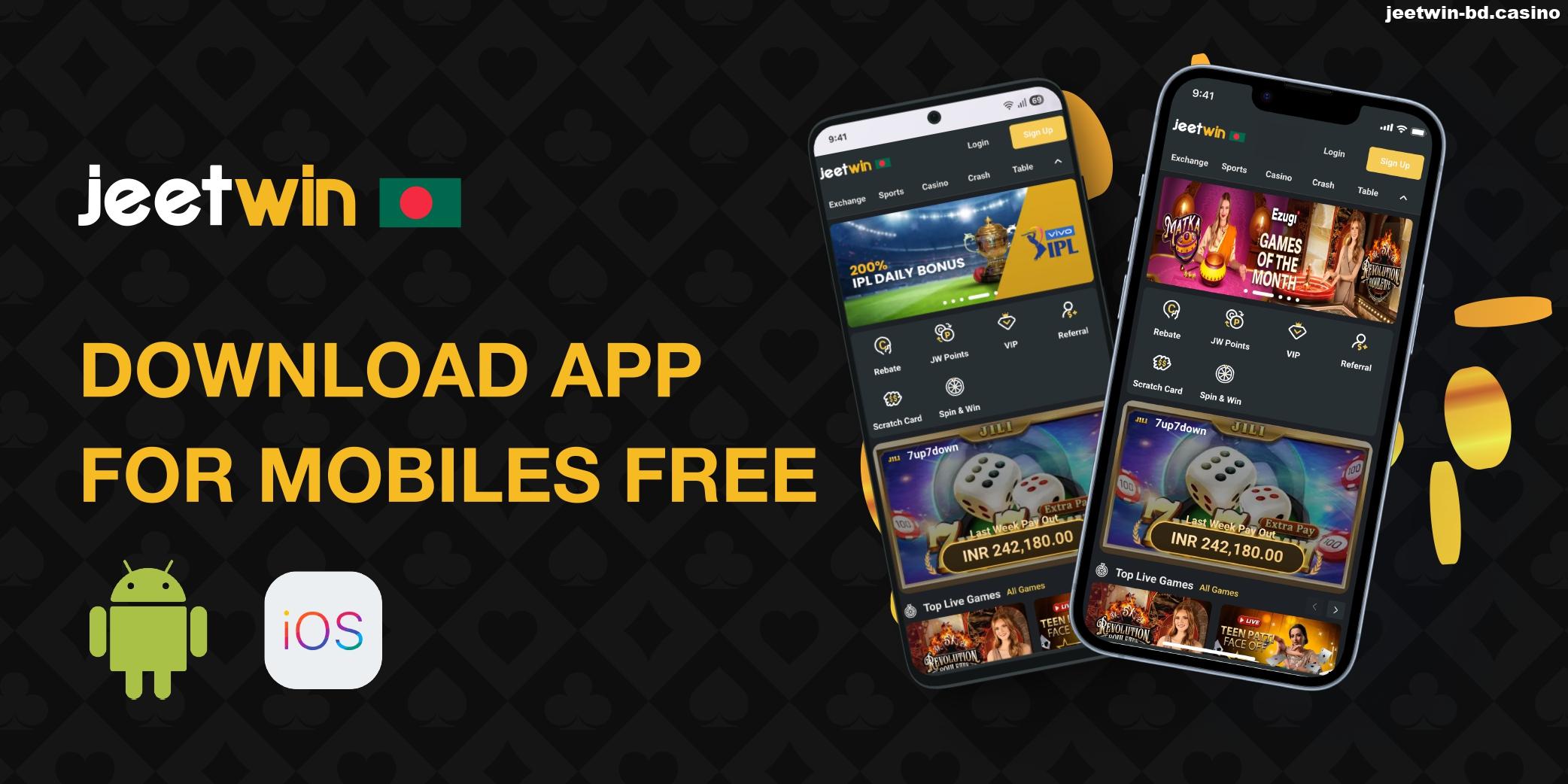 Download Jeetwin BD Android and iOS app