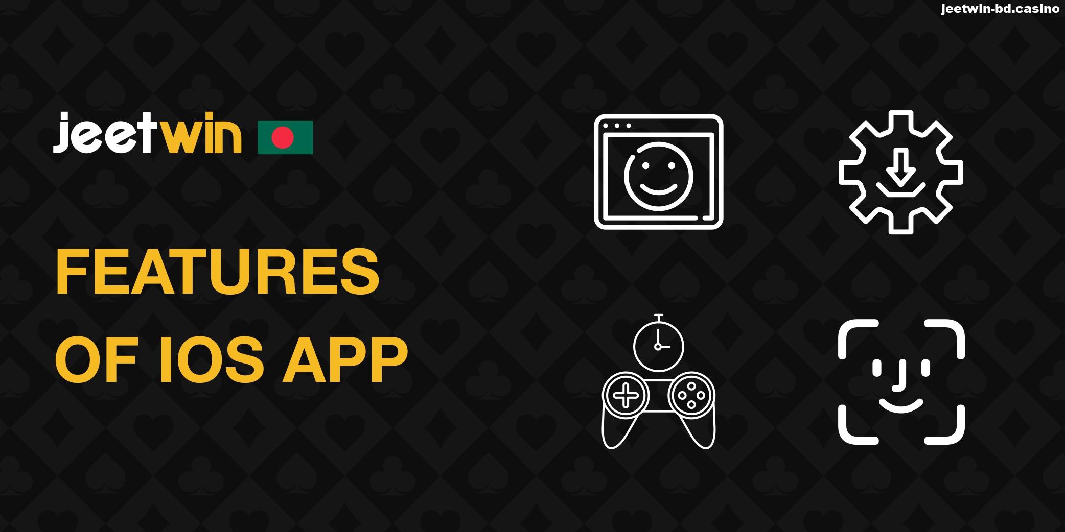 Features Jeetwin app for Apple users