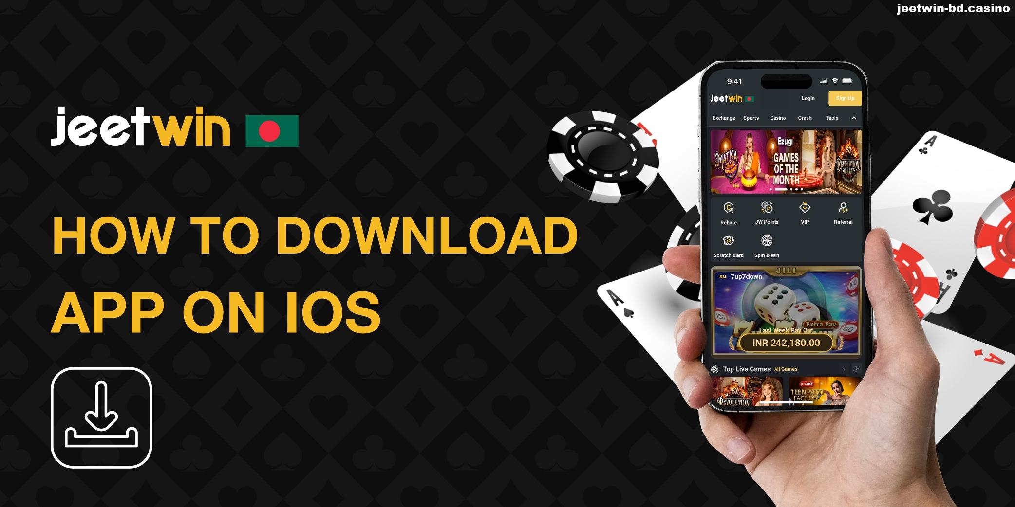 Guide for download Jeetwin on iOS