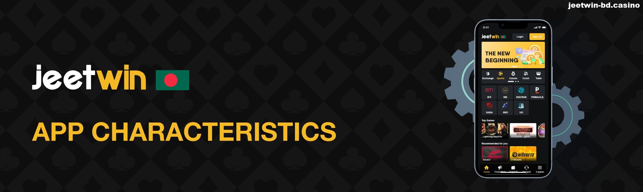 Technical requirements for Jeetwin app