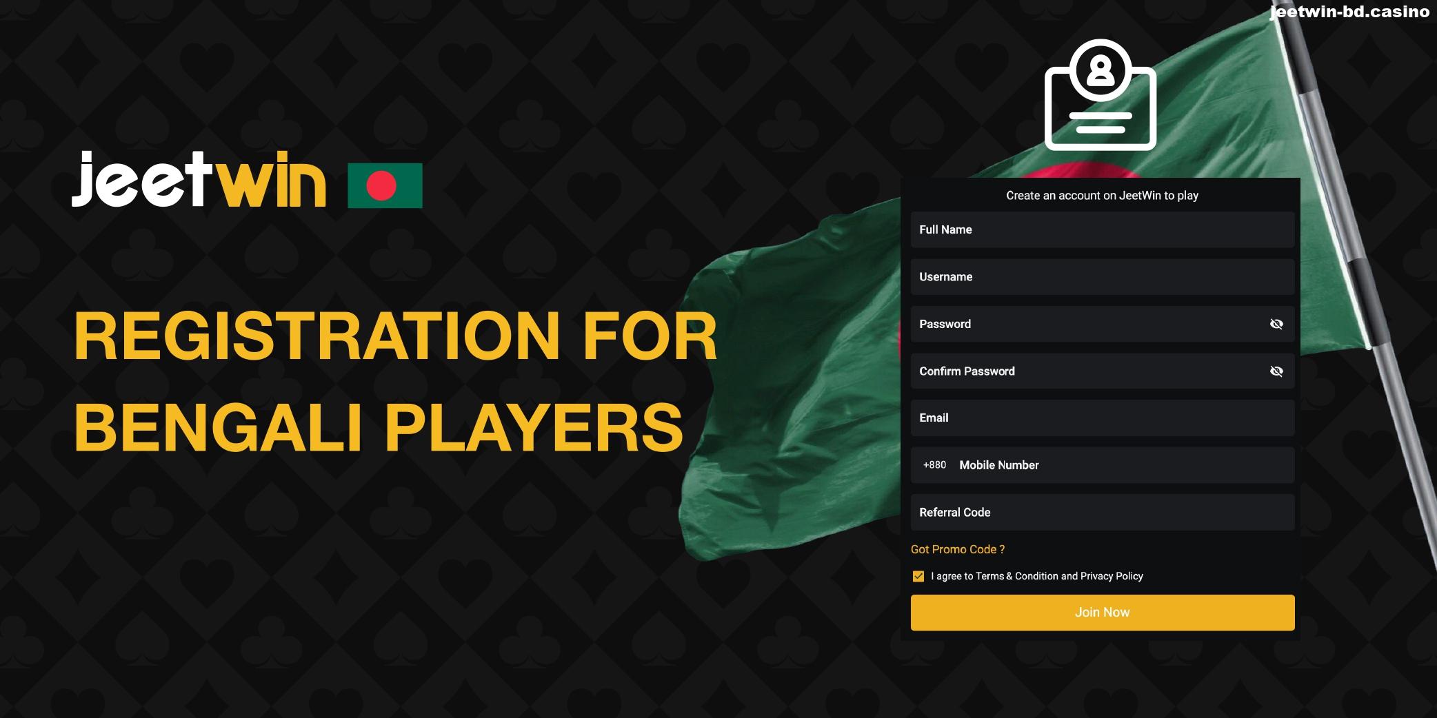 Jeetwin registration BD gamblers