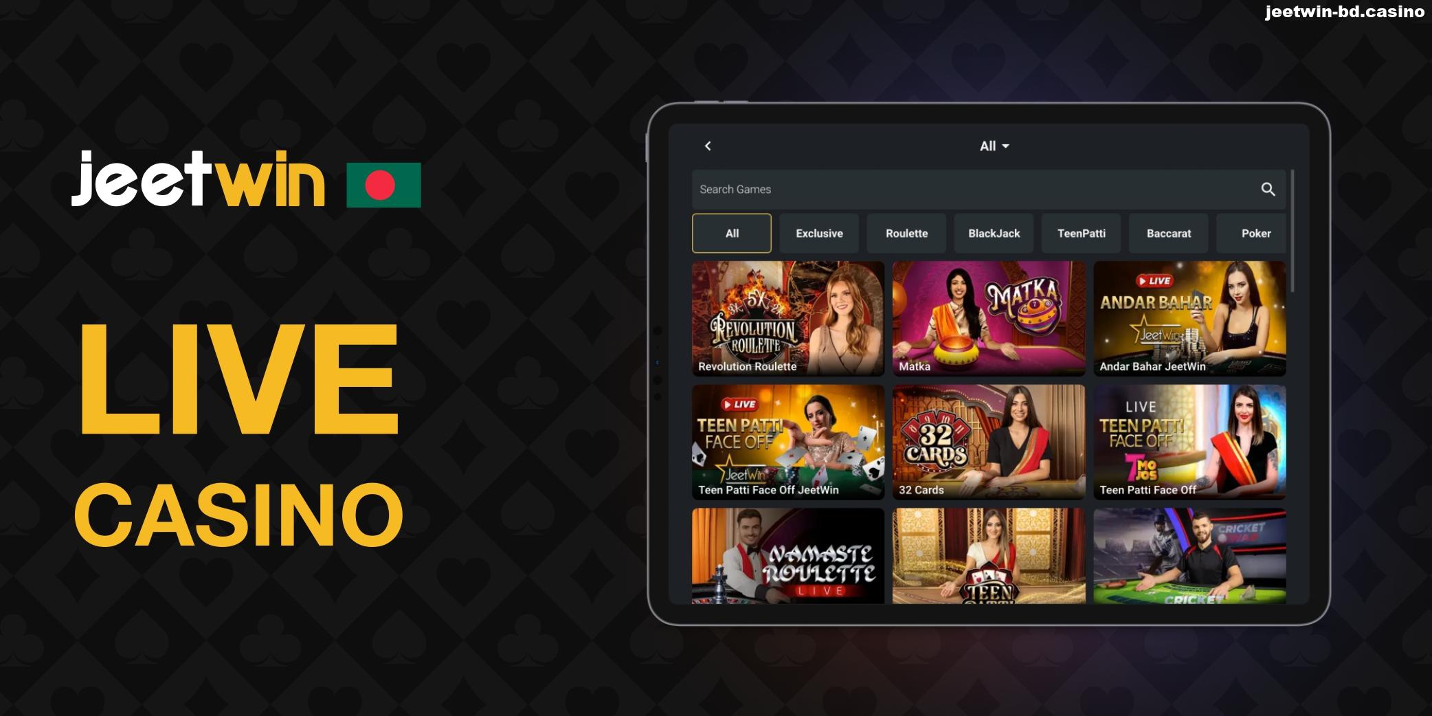 Jeetwin Live Casino in Bangladesh